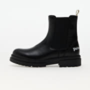 ショートブーツ・ブーティ Palm Angels Black Leather Ankle Boots Palm Angels Boot Palm Heel Black Black | Ankle Boots