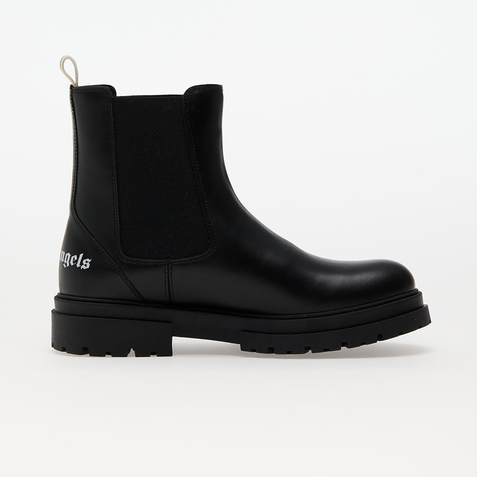 Férfi cipők Palm Angels Pa Chelsea Boot Black White