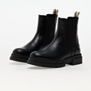 ショートブーツ・ブーティ Palm Angels Black Leather Ankle Boots 24992423_55280029_600.jpg