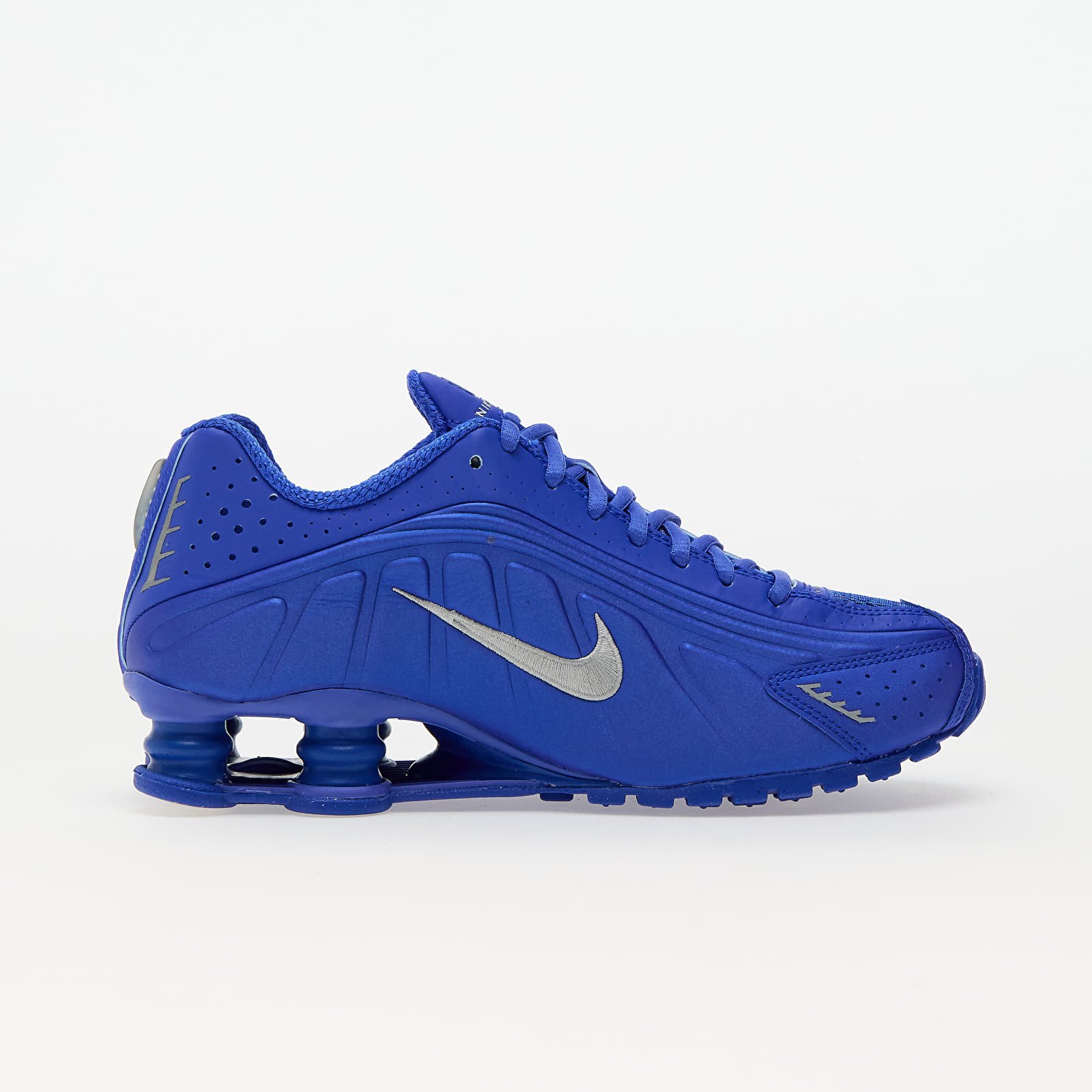 Nike shox black and blue store