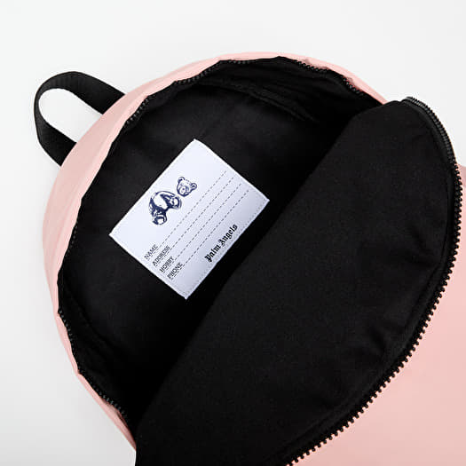 Palm Angels Pink Backpack with White Logo Palm Angels Kids Curved Logo Big Backpack Pink/ White | Footshop main image 4