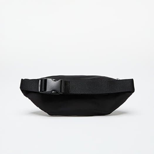 Hip bags Palm Angels Kids Curved Logo Fanny Pack Black White Footshop