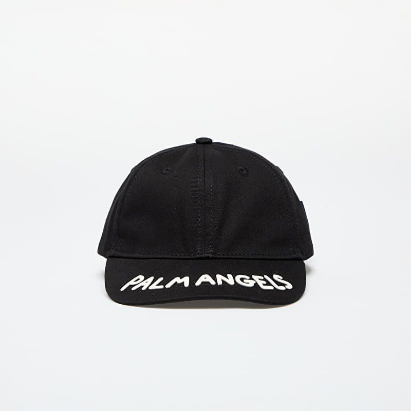 Palm Angels Kids Seasonal Logo Baseball Cap Black/ Butter