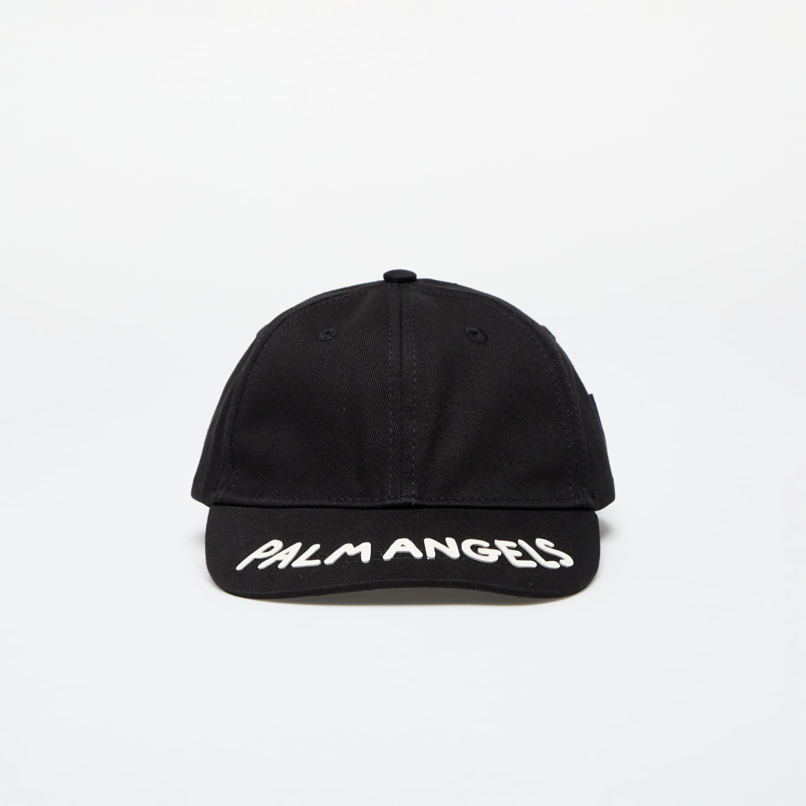 Gyerek sapkák Palm Angels Kids Seasonal Logo Baseball Cap Black/ Butter