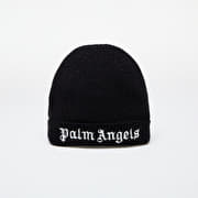 Palm Angels Kids Logo Knit Beanie Black/ White