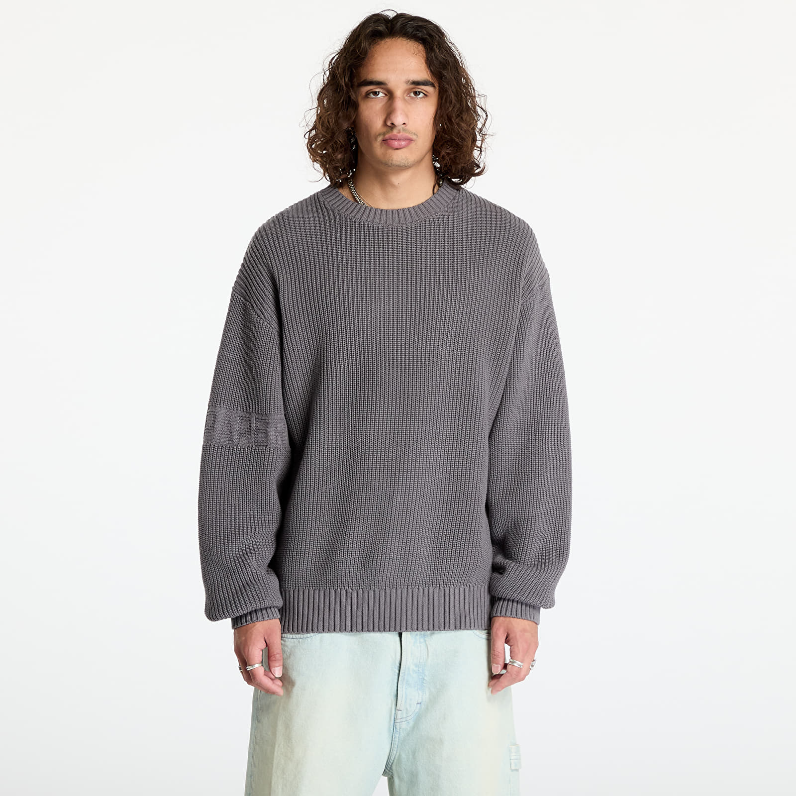 Men's hoodies & sweaters Daily Paper Band Knit Sweater Rabbit Grey
