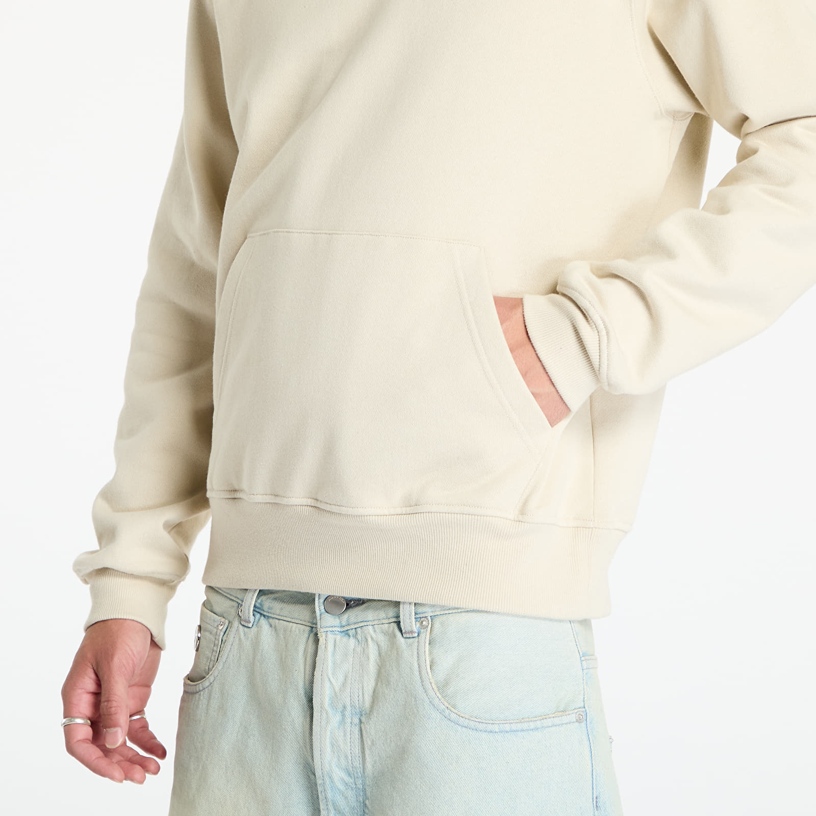 Pánské mikiny Daily Paper Search Hoodie Pelican Beige