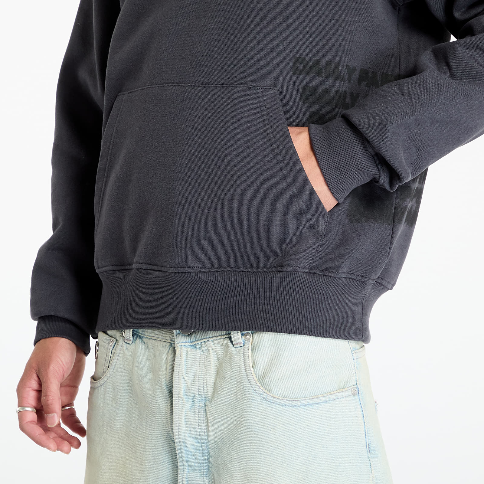 Kapucnis pulóverek és pulcsik Daily Paper Overload Hoodie Obsidian Black