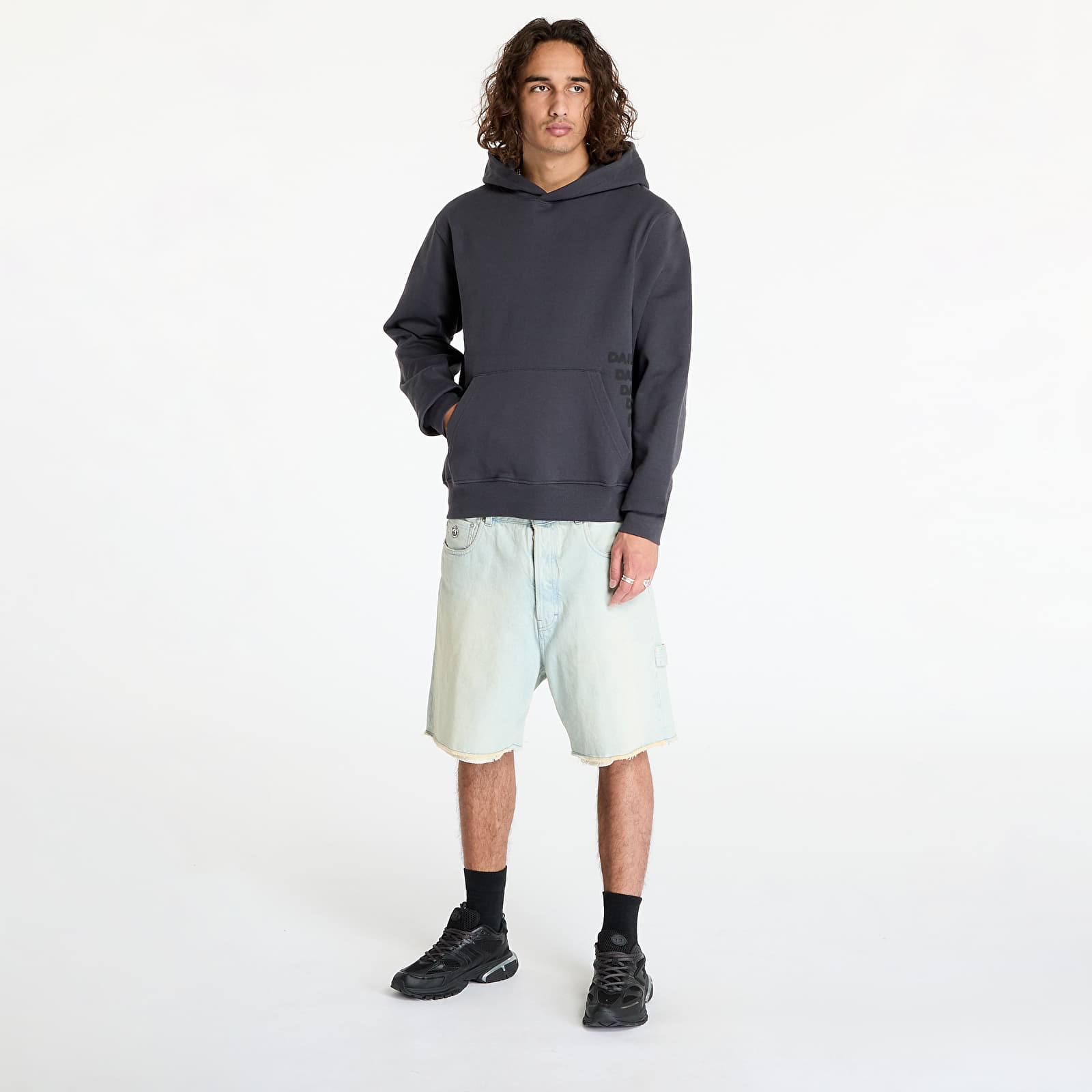 Kapucnis pulóverek és pulcsik Daily Paper Overload Hoodie Obsidian Black