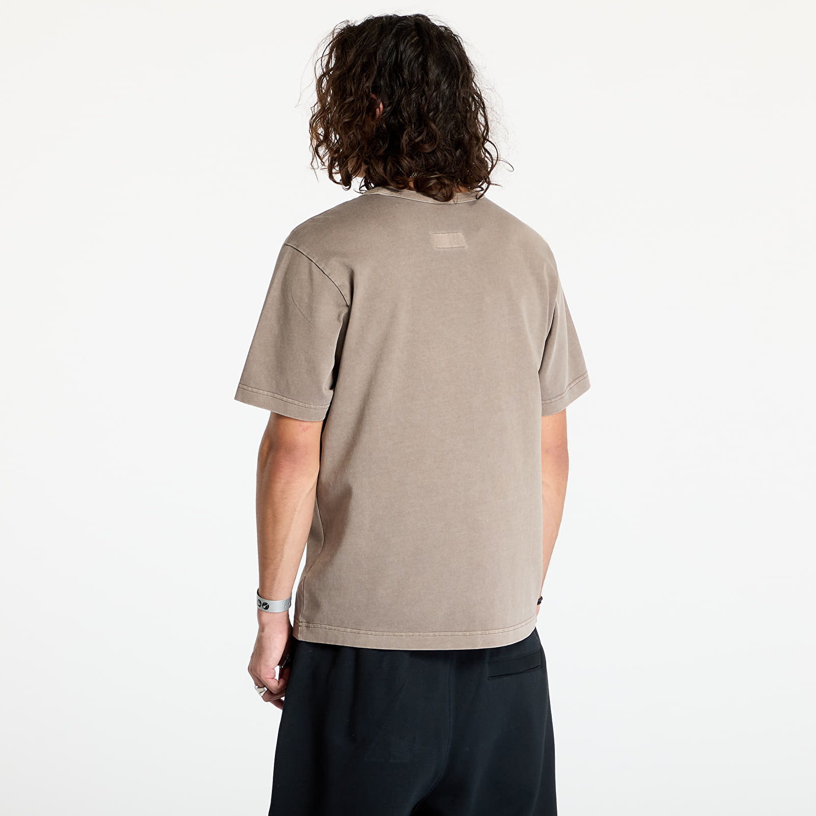 T-shirty męskie Nike Life Men's Short-Sleeve Knit Top Flat Pewter/ Flat Pewter