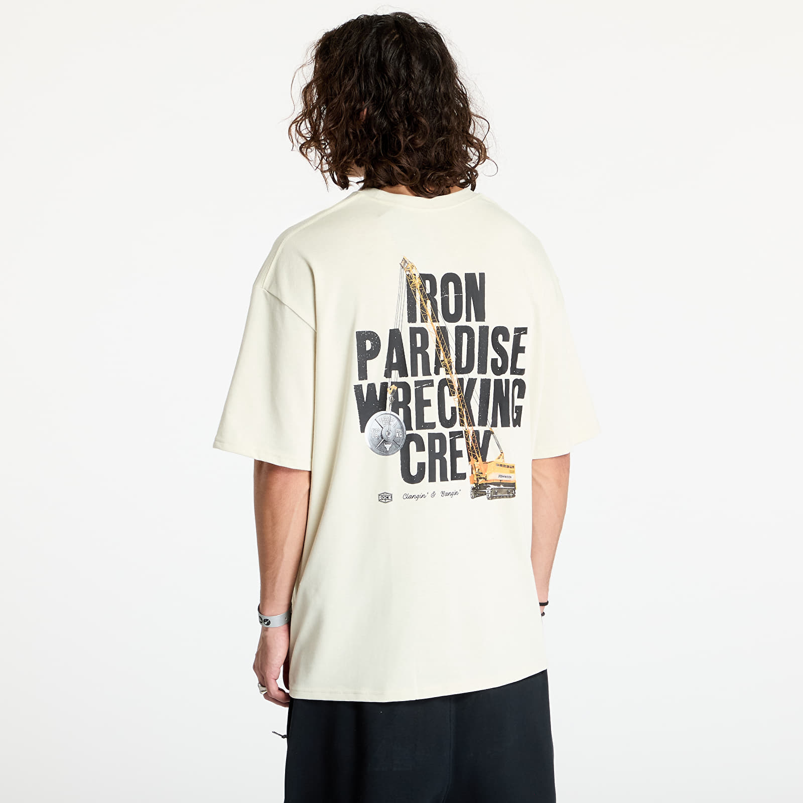 Männer T-Shirts Under Armour Project Rock HWT SS Tools Silt/ Golden Yellow/ Black