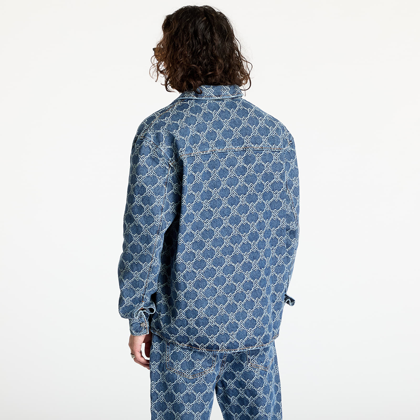Men's jackets Daily Paper Rahul Shield Shirt Blue