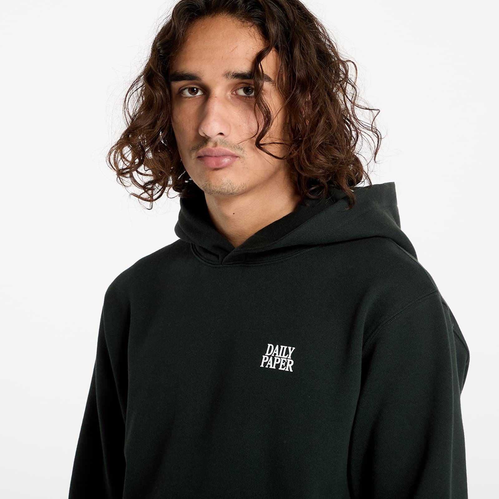 Bluzy Daily Paper Smoothie Hoodie Jet Black