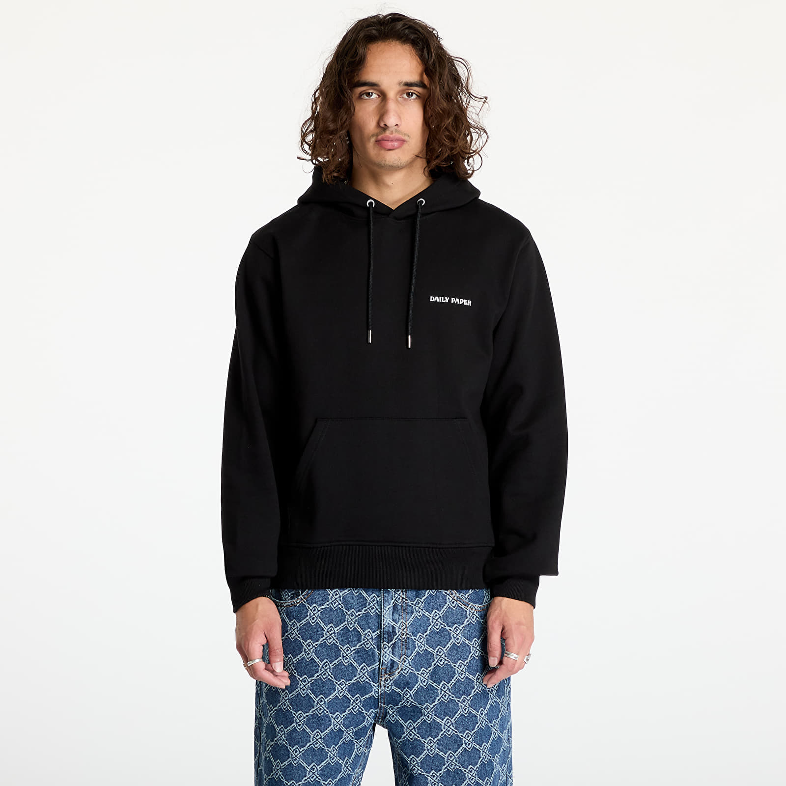 Bluzy z kapturem Daily Paper Dias Hd Hoodie Black