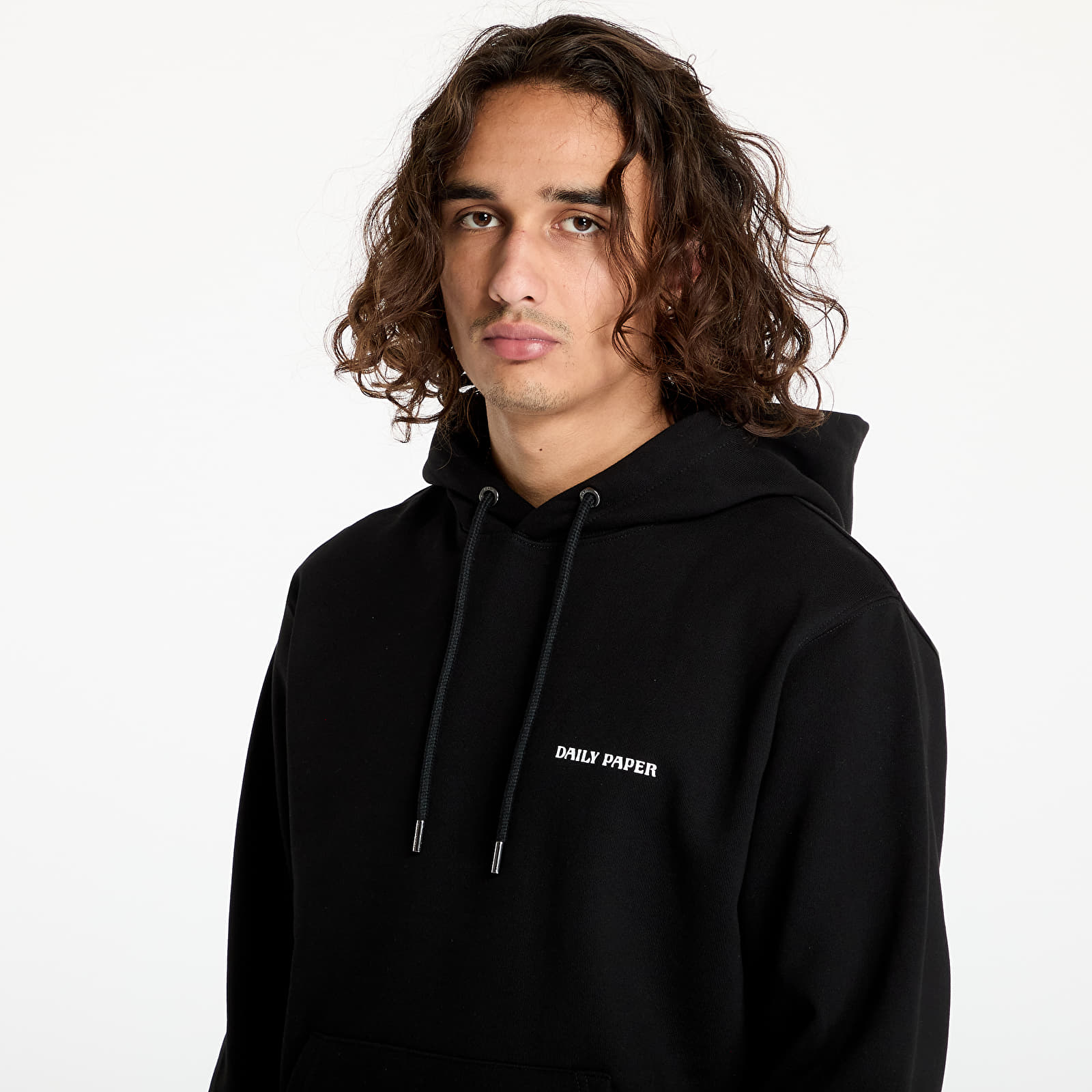 Bluzy z kapturem Daily Paper Dias Hd Hoodie Black