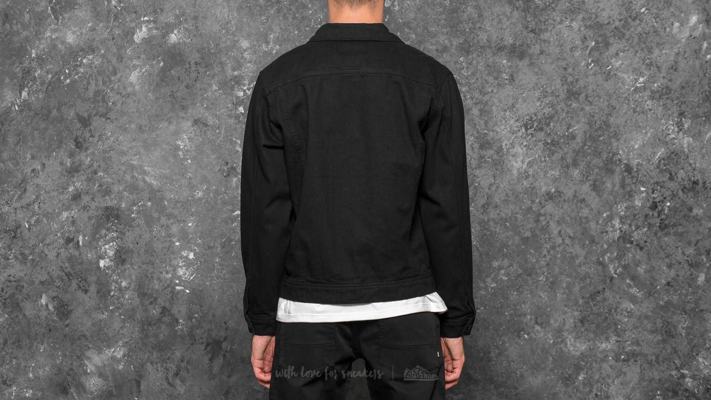 Bundy HUF Type 1 Twill Jacket Black