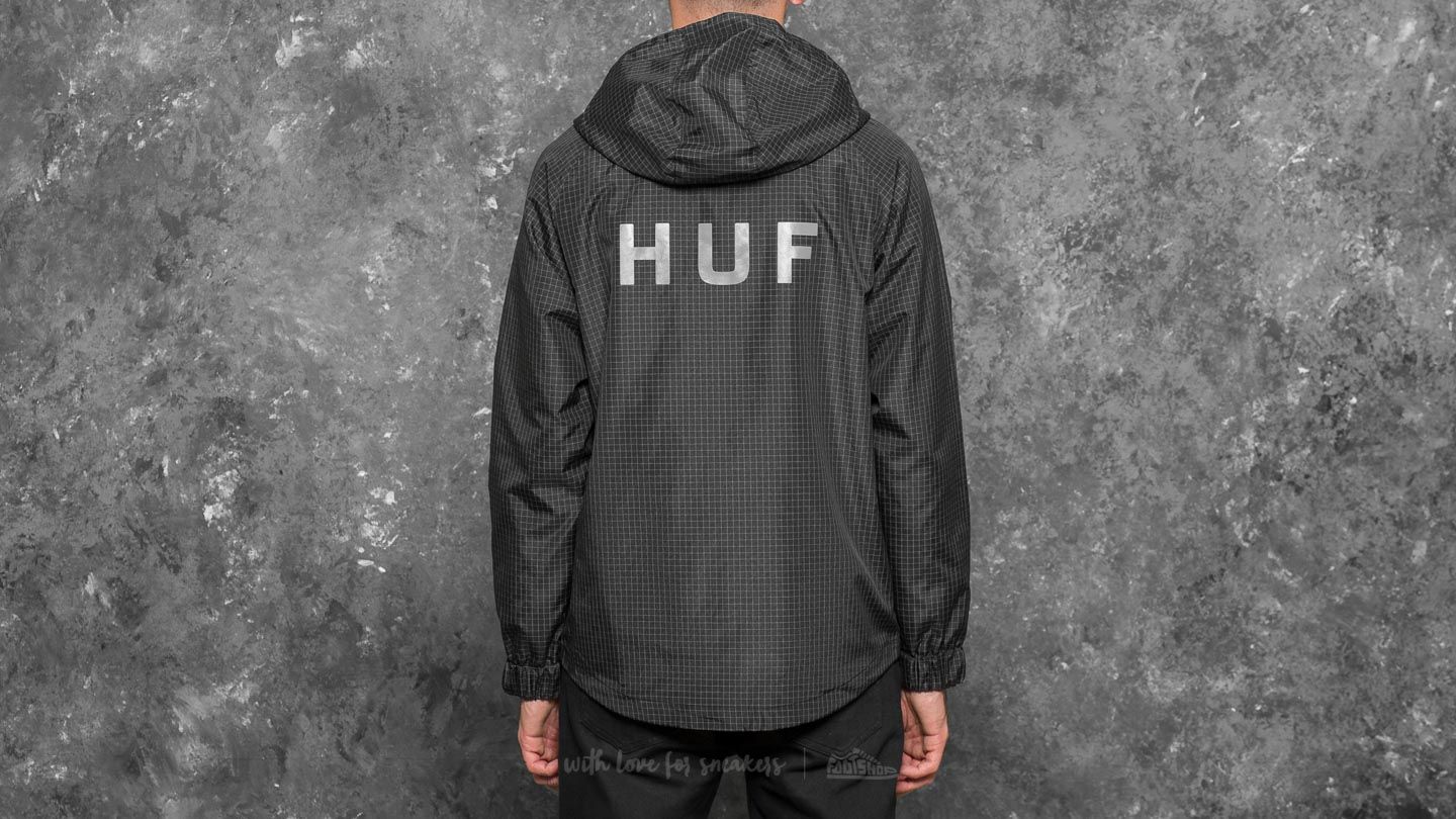 Bundy HUF Flynn Classic Shell Jacket Black