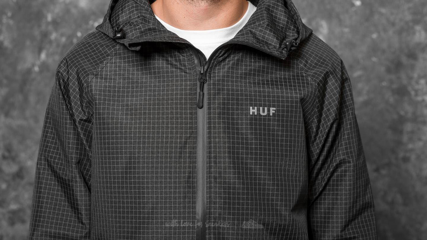 Bundy HUF Flynn Classic Shell Jacket Black