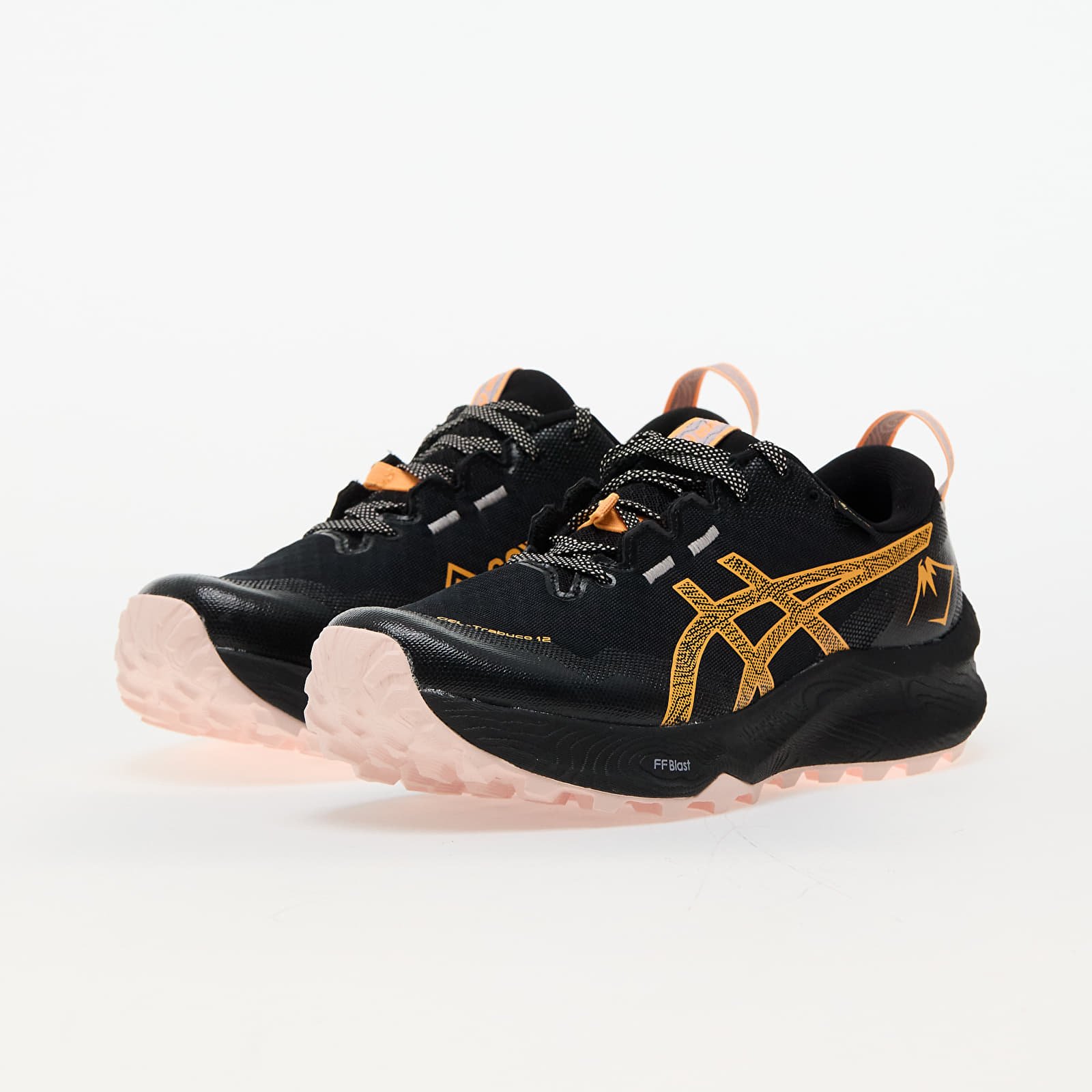 Women's shoes Asics Gel-Trabuco 12 Gtx Black/ Stadium Orange