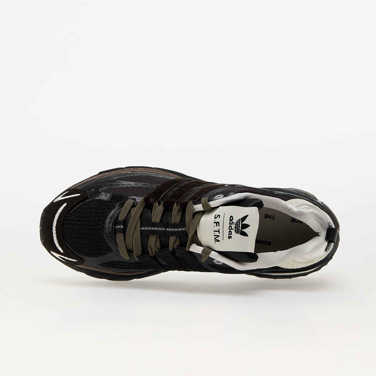 Încălțăminte și sneakerși pentru bărbați adidas x Song Fot The Mute Adistar Cushion Core Black/ Dark Brown/ Earth Strata
