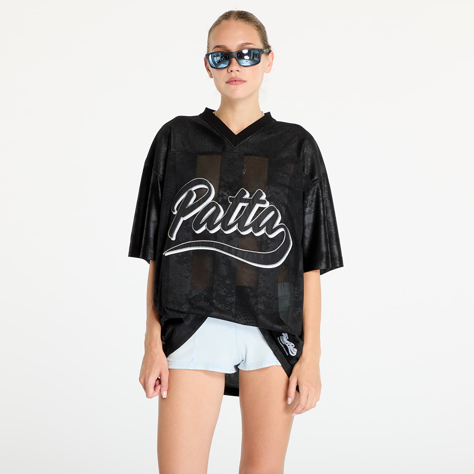 Dresy Patta Digi Lobi Mesh Football Jersey UNISEX Black