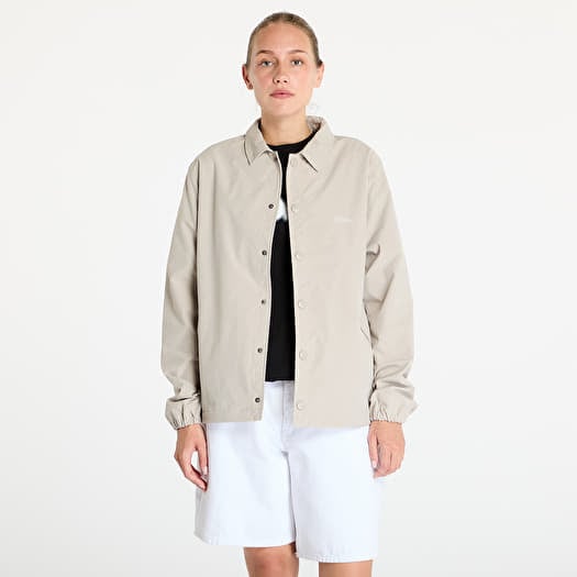 Dime Cursive Coach Jacket UNISEX Light Grey