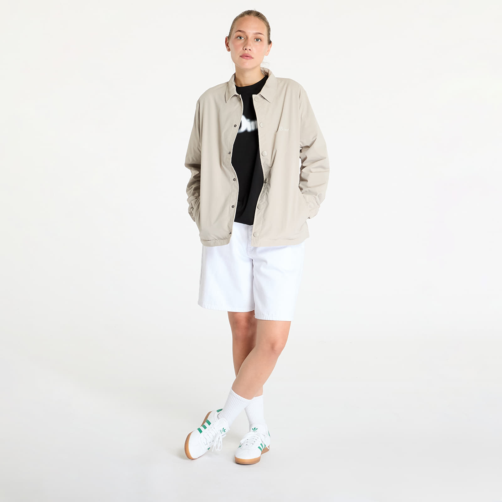 Jakker Dime Cursive Coach Jacket UNISEX Light Grey