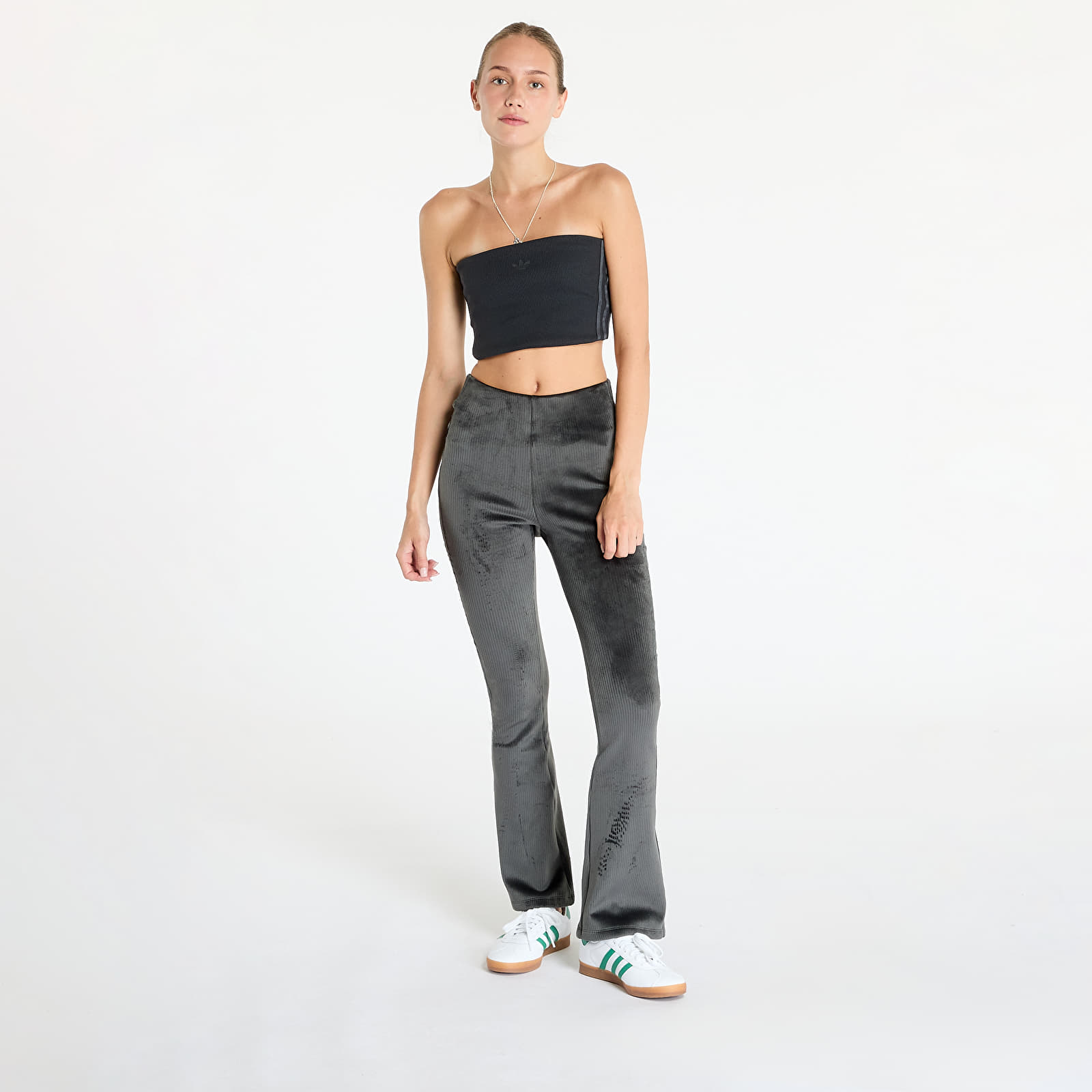 Tops für Frauen adidas Rib Tube Top Carbon