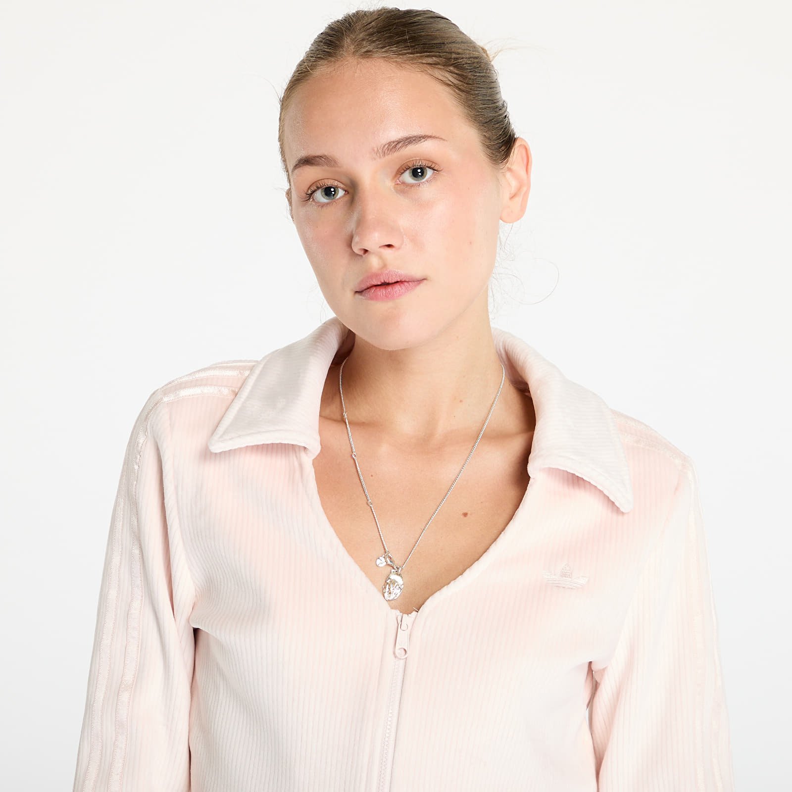 Női kapucnis pulcsik adidas Rib Cardigan Wonder Aqua