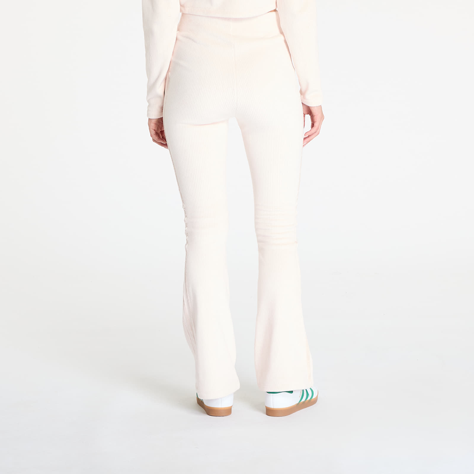 Dámské kalhoty adidas Rib Flrd Leggings Wonder Aqua