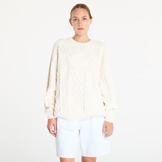 Svetr adidas Knited Trf Sweater Wonder White
