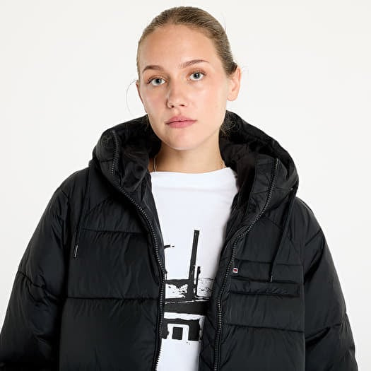 Black midi puffer outlet