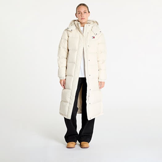 Tommy Jeans Alaska Long Puffer Jacket Beige
