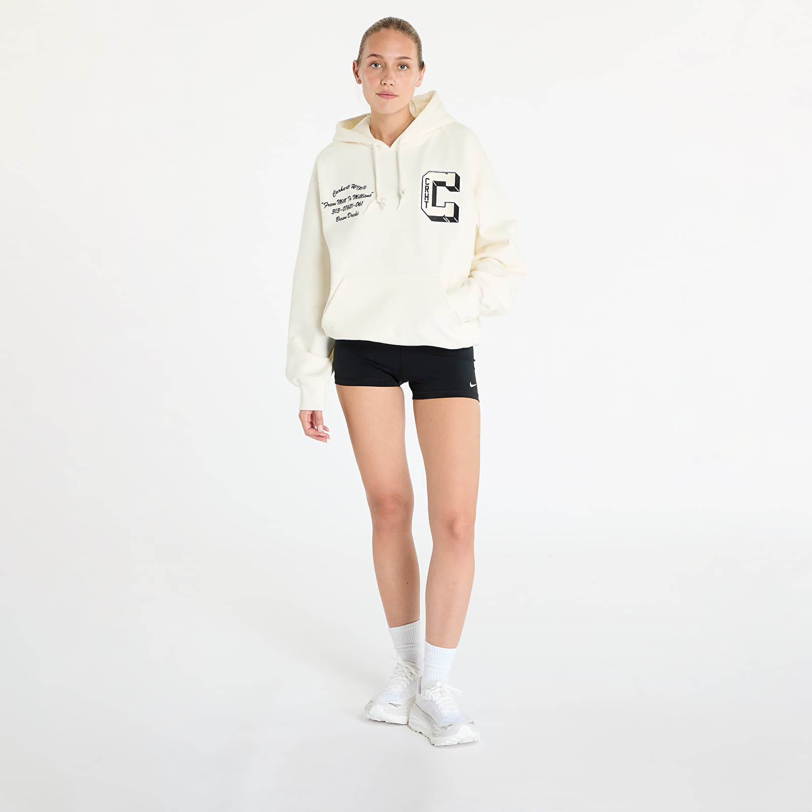 Meeste kapuutsiga dressid Carhartt WIP Hooded Brown Ducks Sweat UNISEX Wax