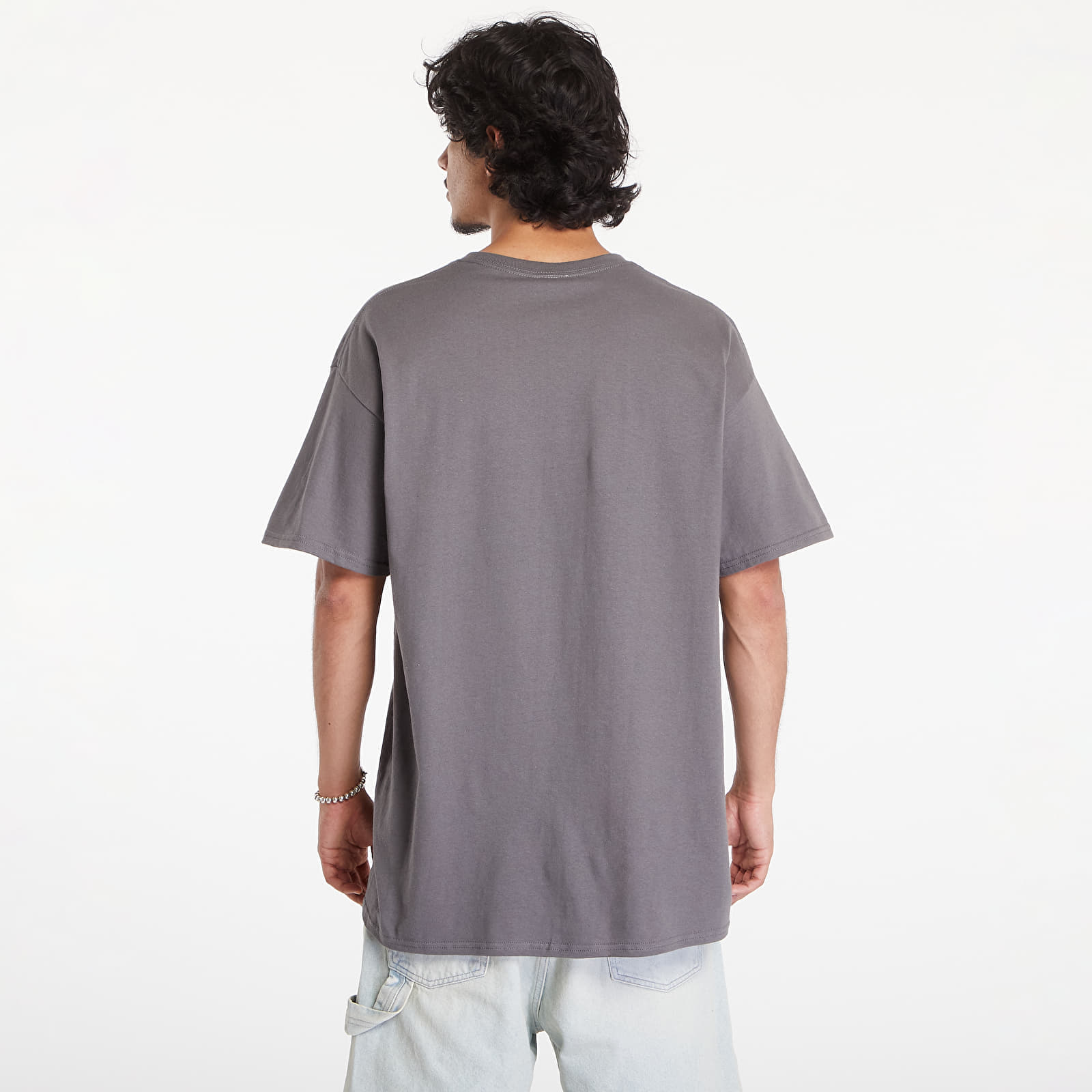 T-Shirts and shirts Thrasher Flame Logo T-Shirt Charcoal Gray
