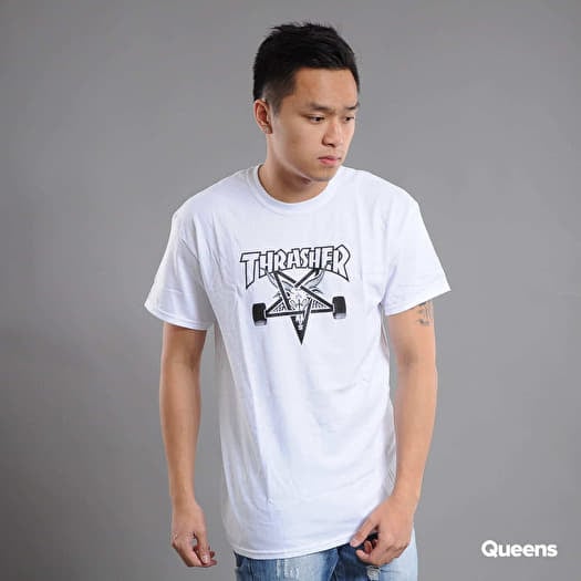 Tričko Thrasher Skategoat T-Shirt White