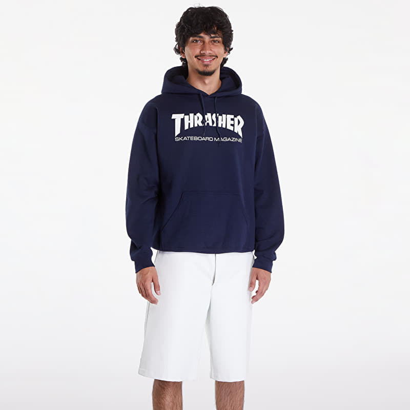 Džemperis Thrasher Skate Mag Hood Navy Blue