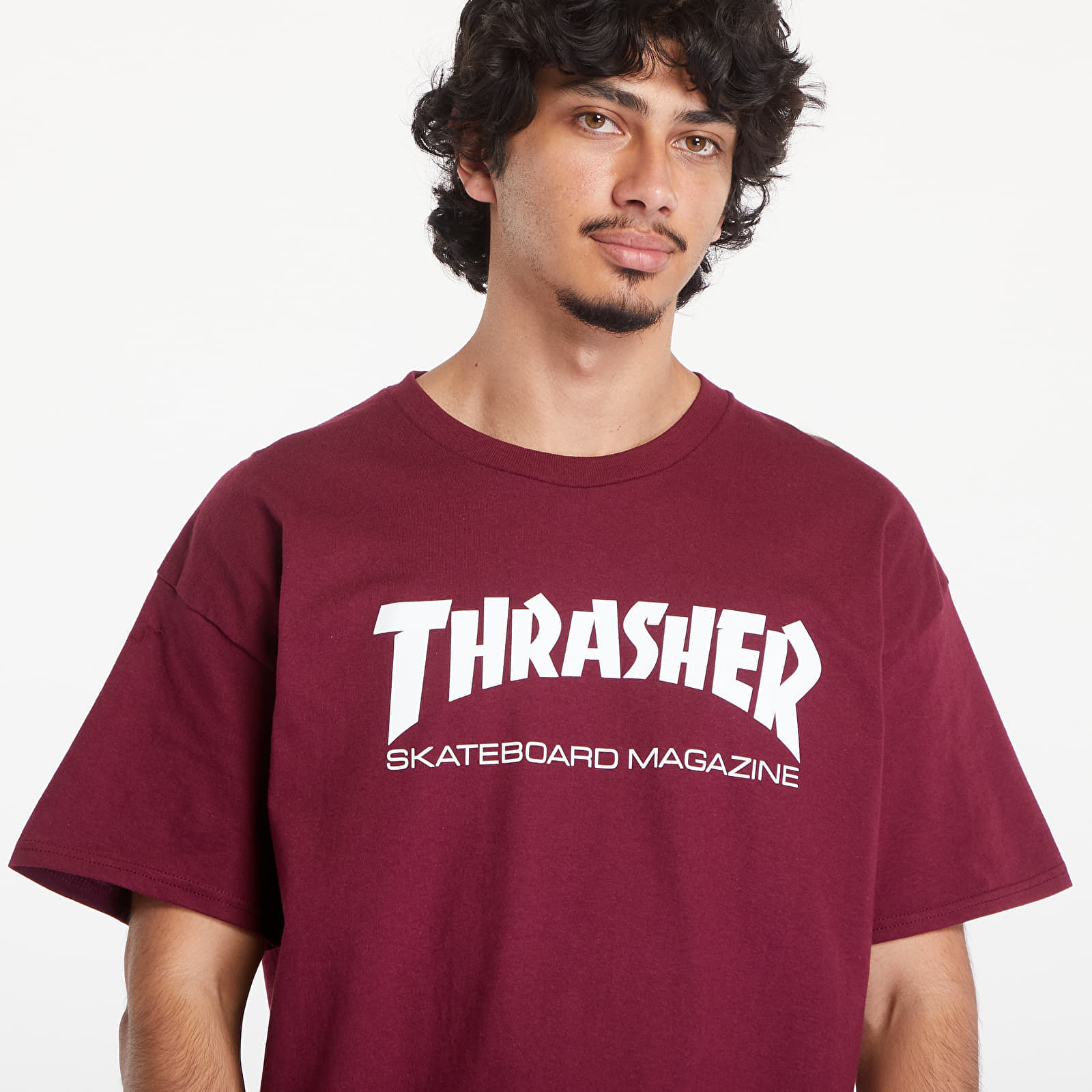 T-shirt Thrasher Skate Mag T-Shirt Maroon 