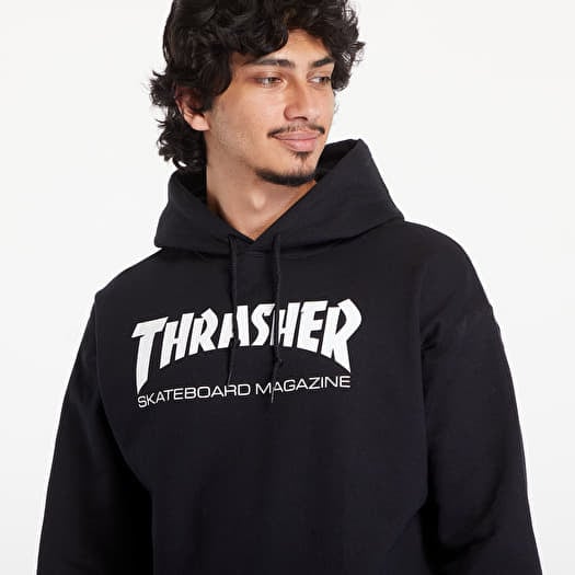 Men s hoodies Thrasher Skate Mag Hoody Black Footshop