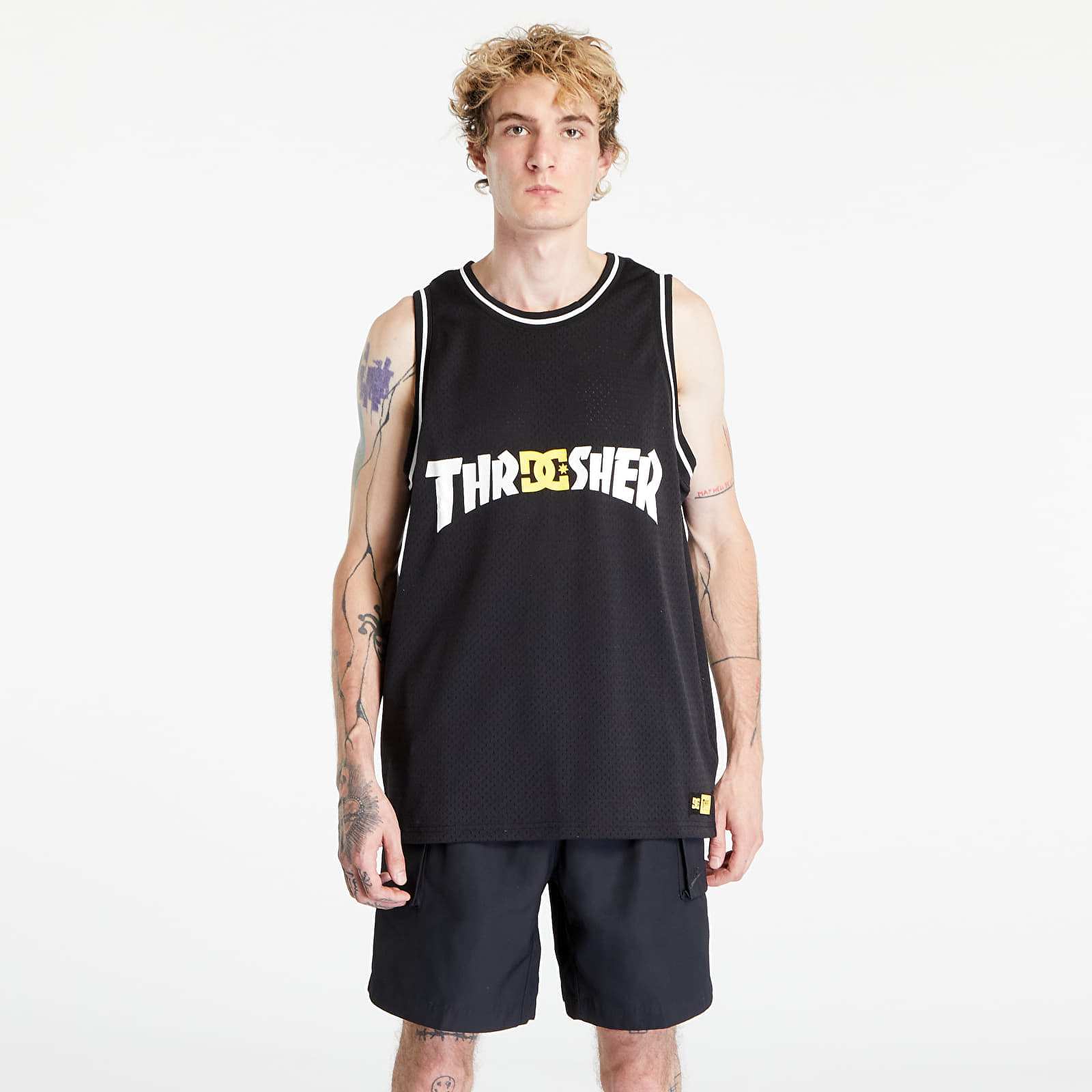 Trikots DC x Thrasher Jersey Black