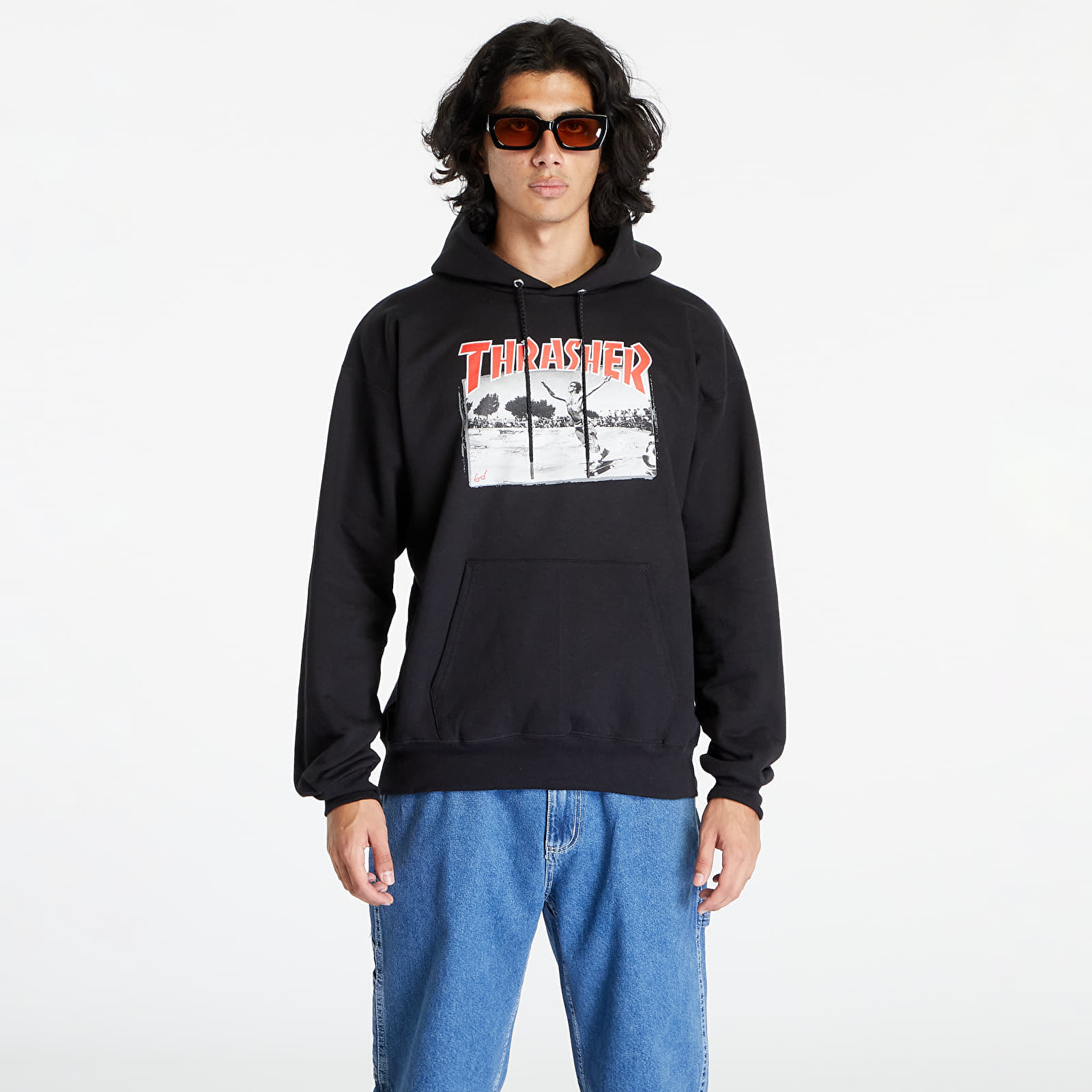 Bluzy z kapturem Thrasher Jake Dish Hood Black
