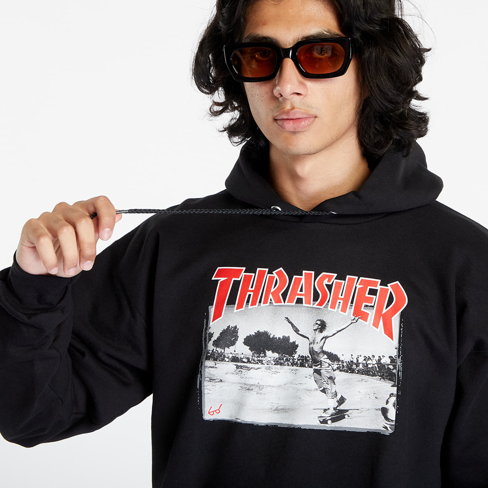 Bluzy z kapturem Thrasher Jake Dish Hood Black