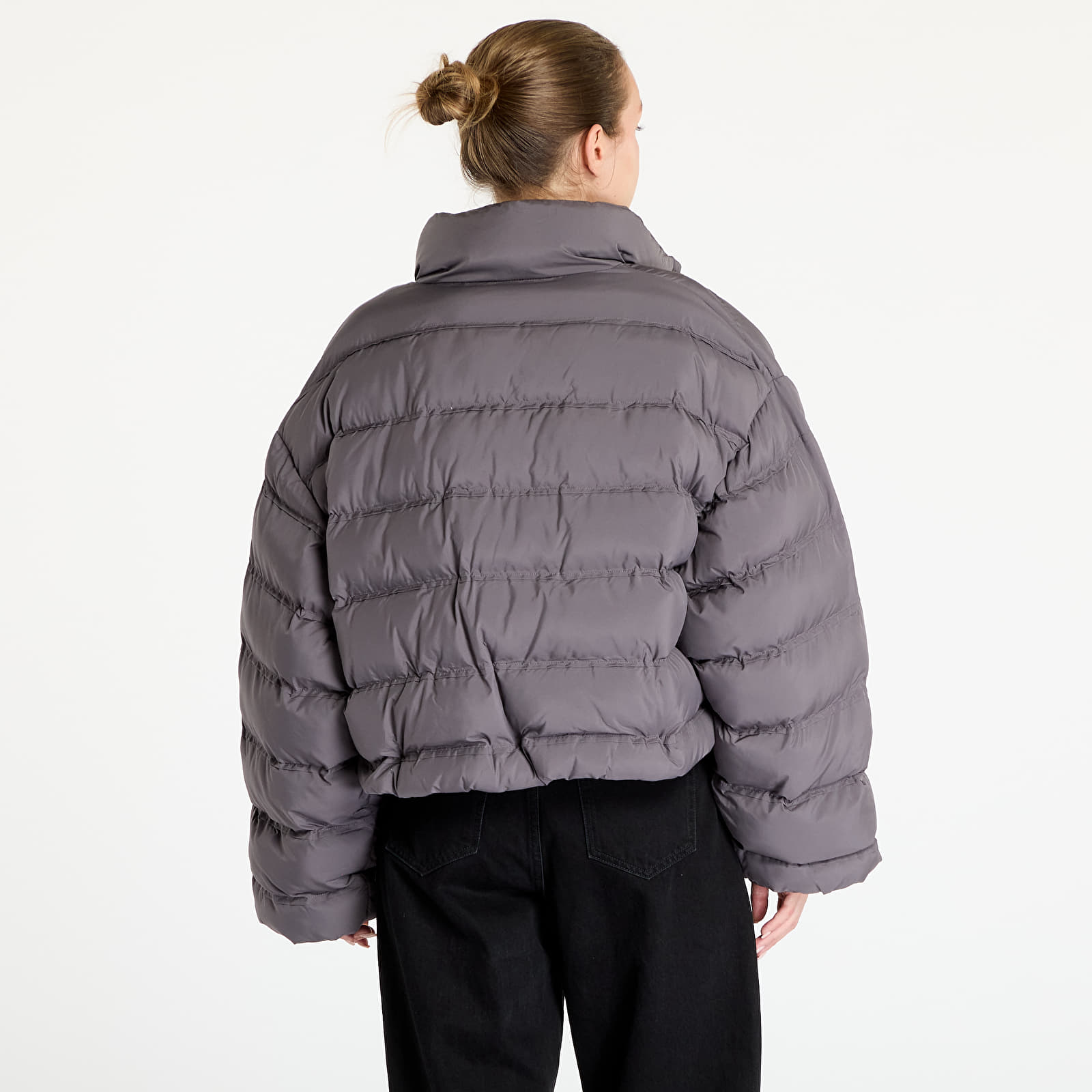 Bundy Daily Paper Sela Puffer Jacket Rabbit Grey