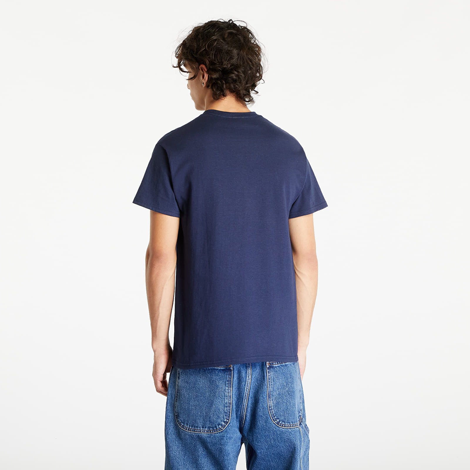 Men's T-shirts Thrasher Argentina Estrella T-Shirt Navy Blue