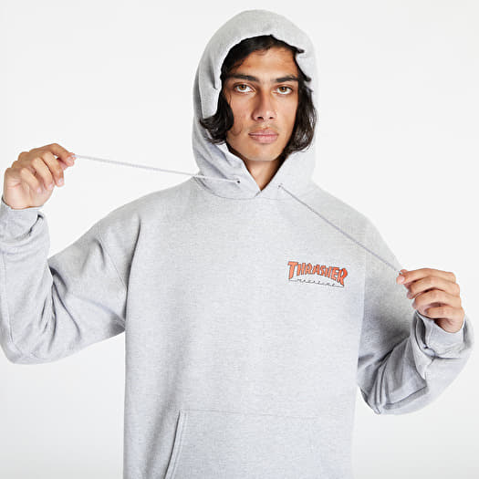 Thrasher hoodie logo on hood hot sale