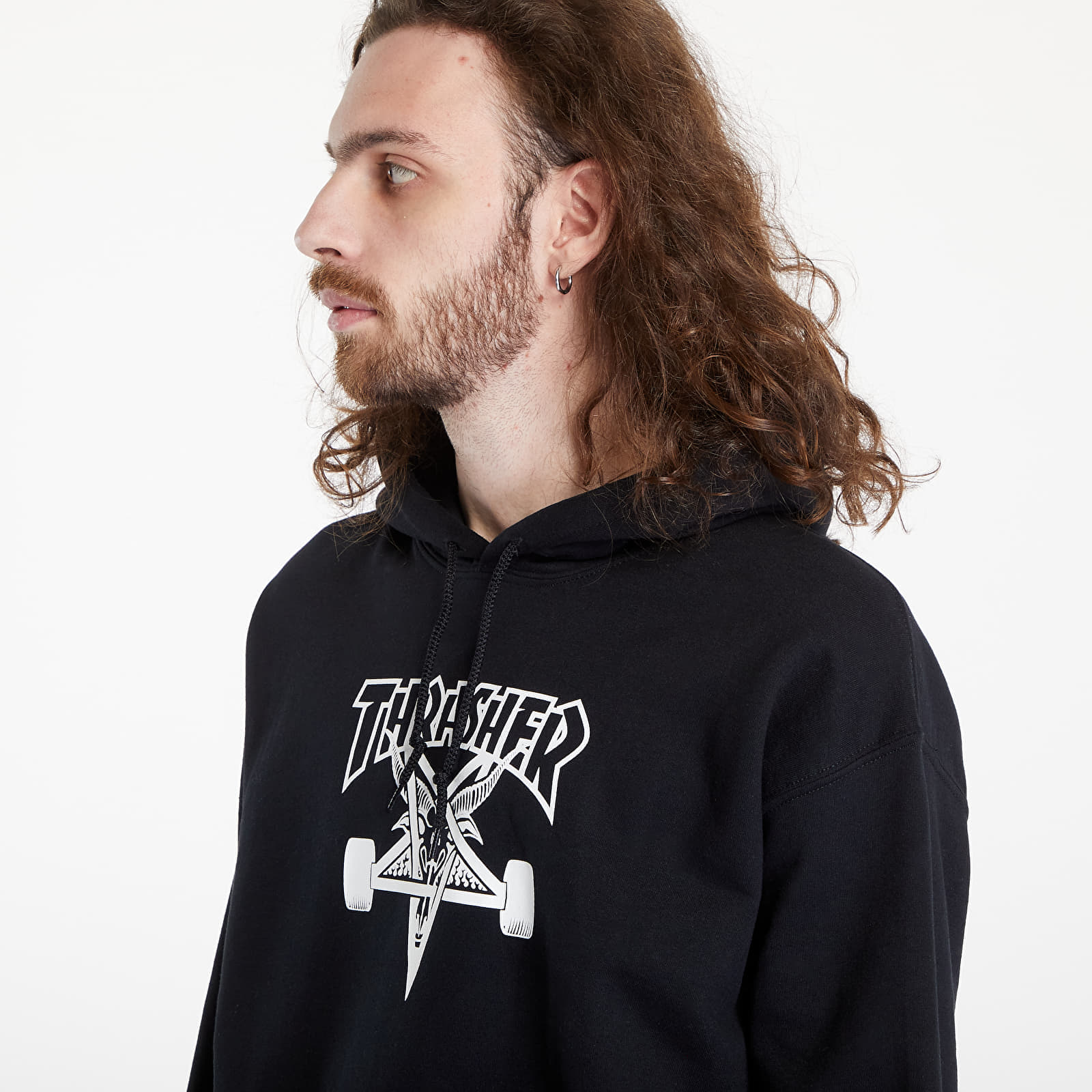 Hanorace și bluze Thrasher Skategoat Hood Black