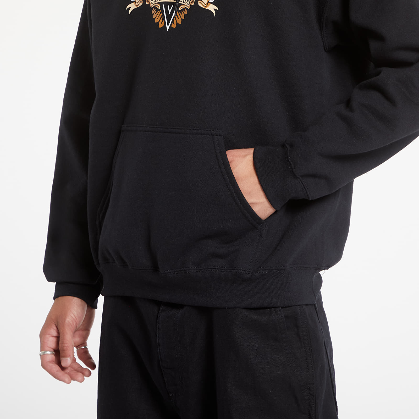 Felpe con cappuccio uomo Thrasher Hood Eaglegram Black