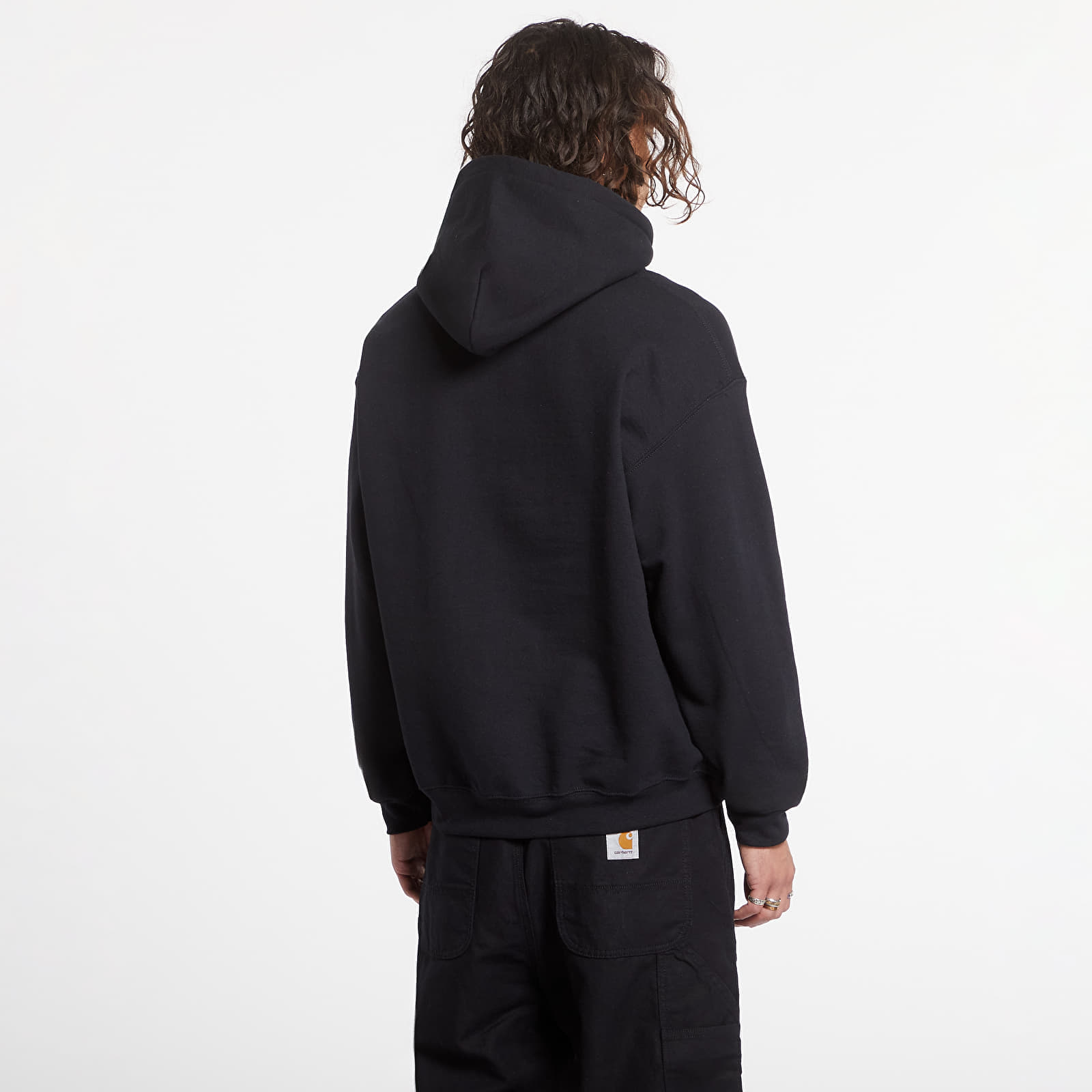 Felpe con cappuccio uomo Thrasher Hood Eaglegram Black