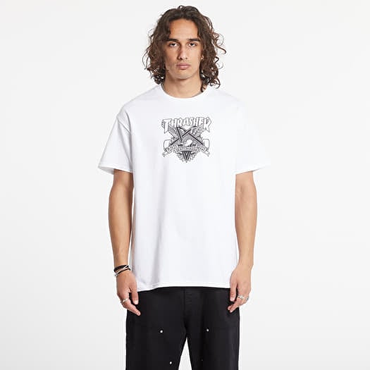Tričko Thrasher T-Shirt Eaglegram White