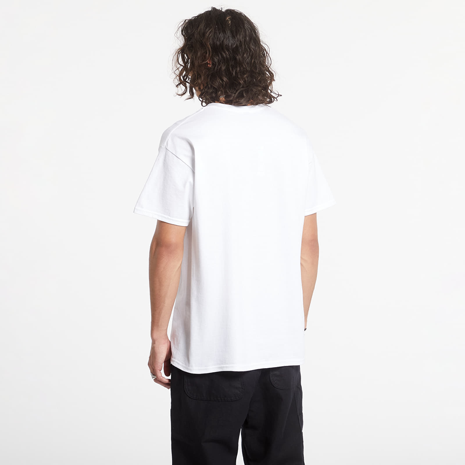 Männer T-Shirts Thrasher T-Shirt Mag Banner For. White